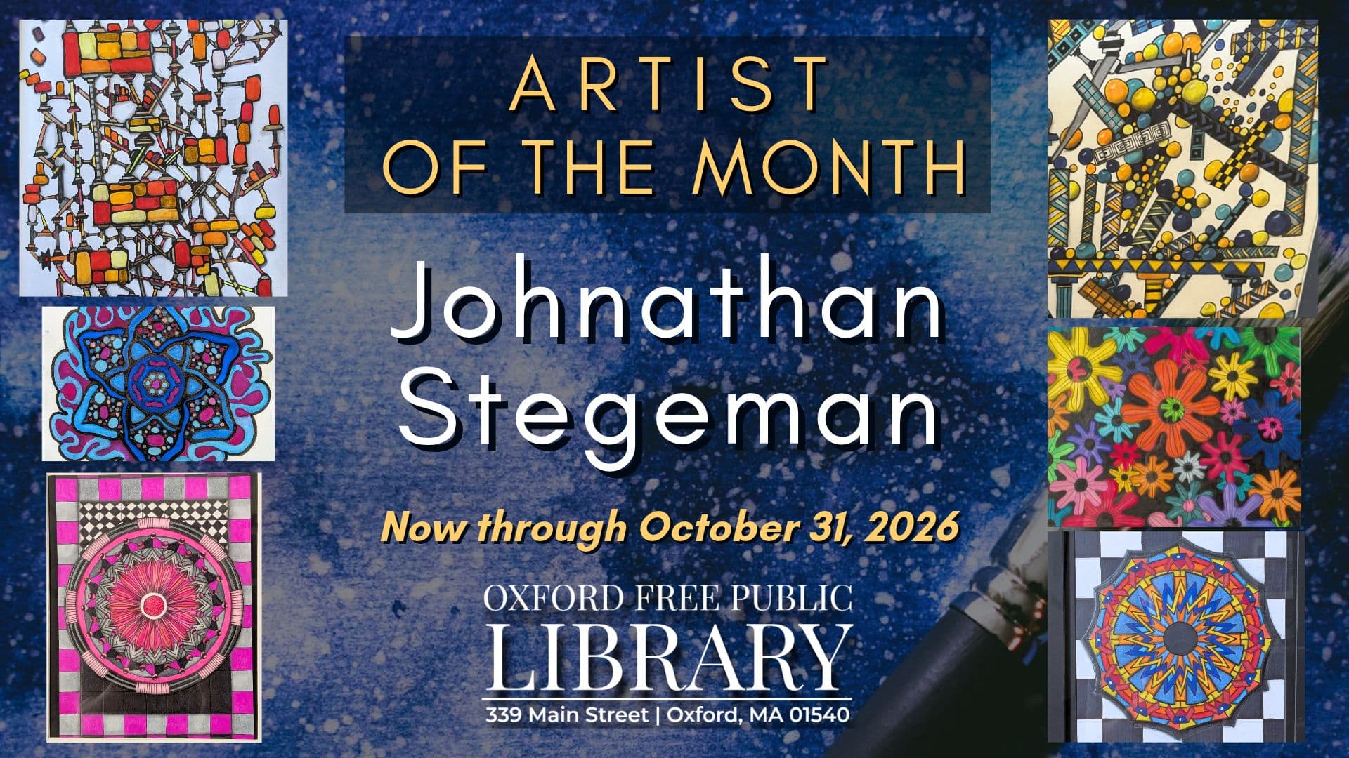 johnathan stegeman artist of the month oct. '26