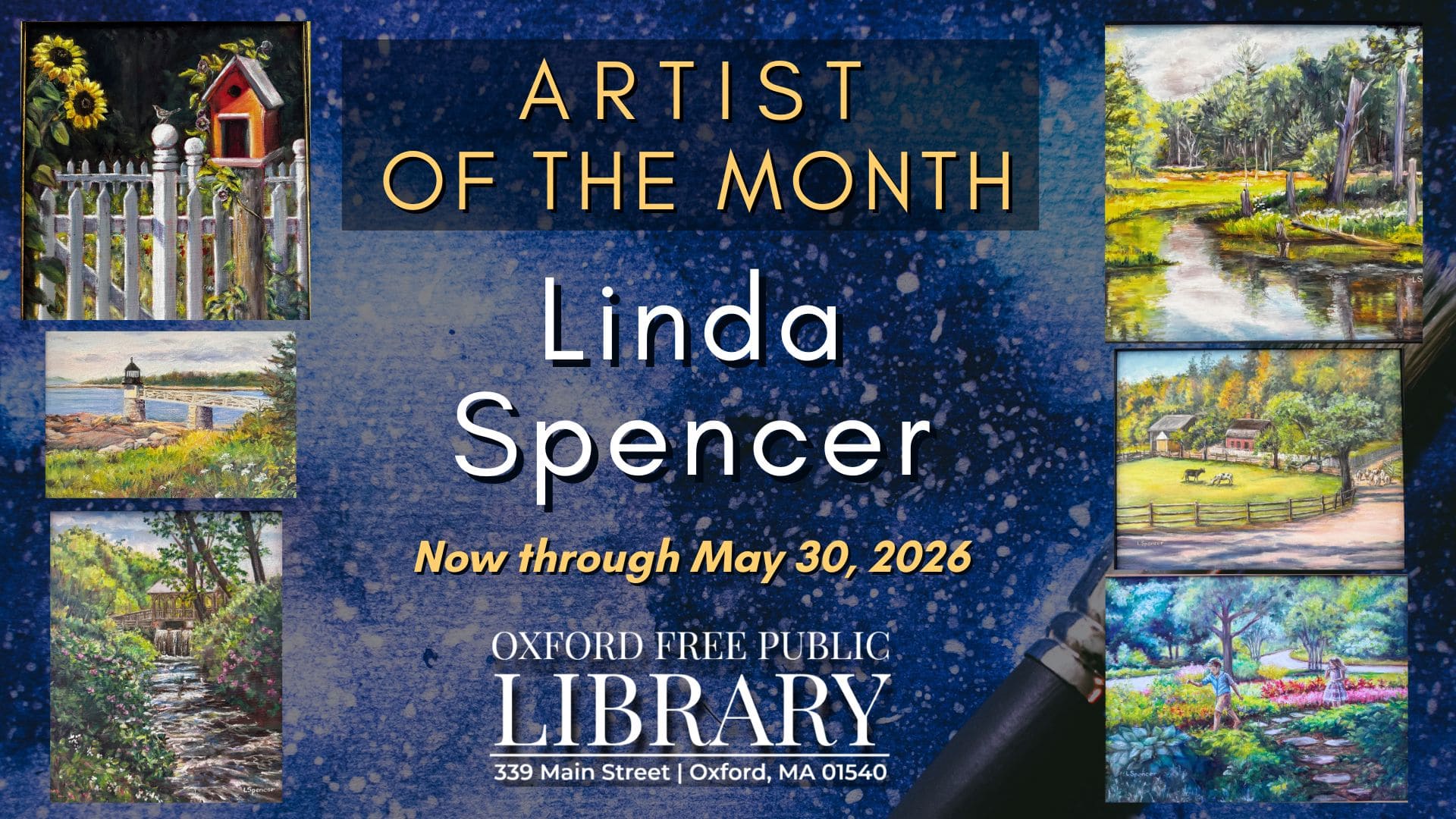 linda spencer artist of the month may '26