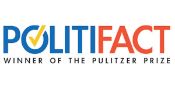 PolitiFact logo with the text "Winner of the Pulitzer Prize" below it.